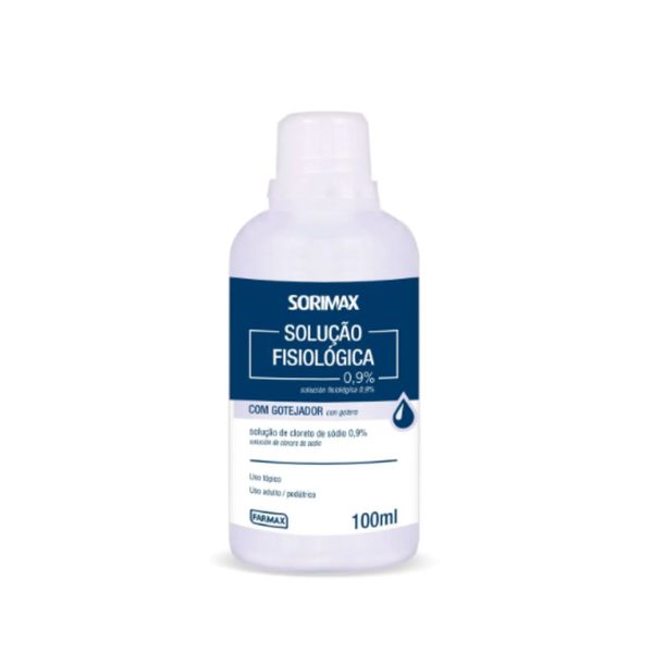 Soro Fisiológico 0,9% Cloreto de sódio 100mL - Farmax