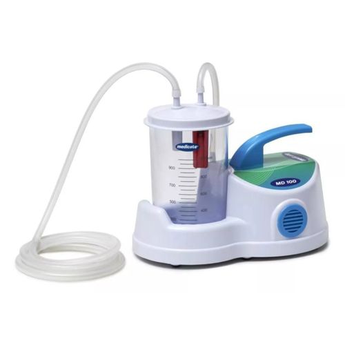 Aspirador de Secreção com Bomba de Vácuo MD-100 (bivolt) - Medicate