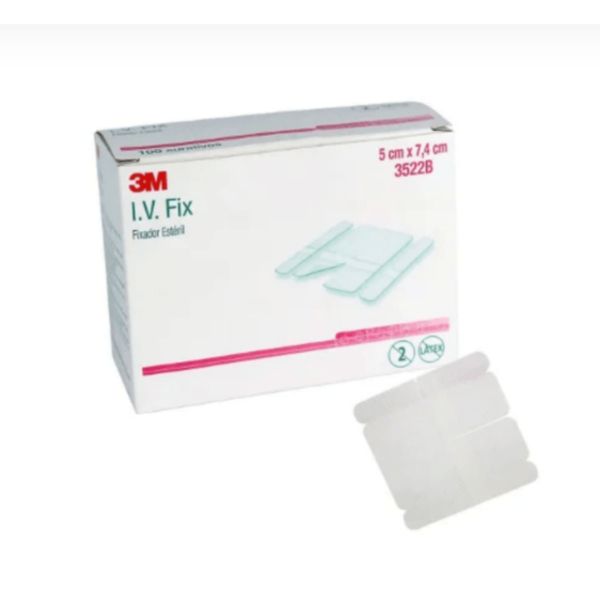 Fixador Estéril para Cateter Periférico IV FIX 3522BR (10 unidades) - 3M