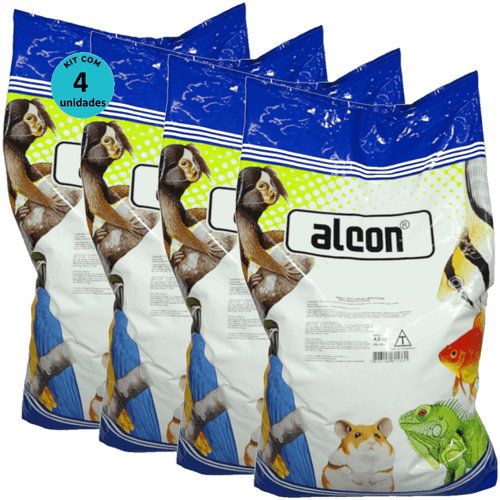 Alcon Psita Small Bits Criador 4,5 kg Kit com 4 Alcon Psita Small Bits Criador 4,5 kg Kit com 4