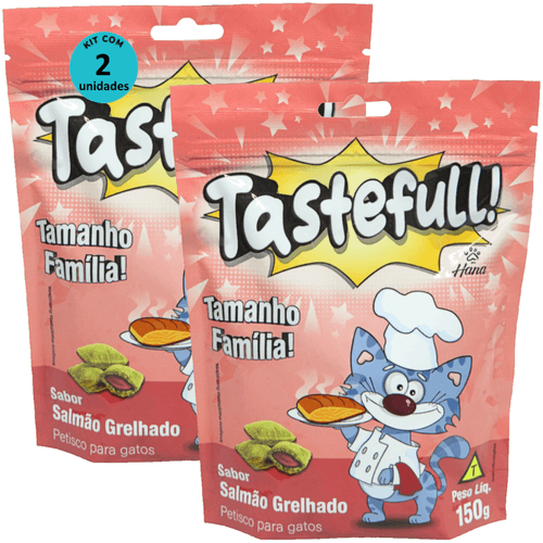 Hana Tastefull Nuggets Para Gatos Salmão Grelhado 150g Kit 2 un Hana Tastefull Nuggets Para Gatos Salmão Grelhado 150g Kit 2 un