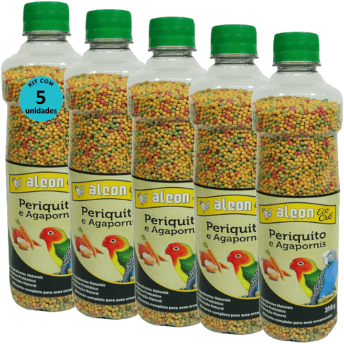 Ração Alcon Eco Club Periquito 310g Kit com 5