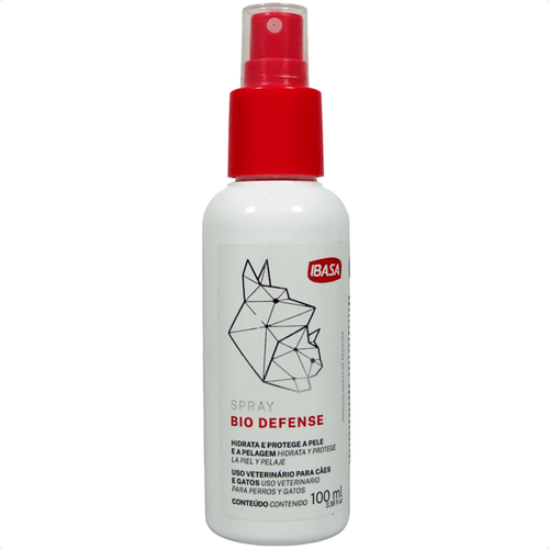 SPRAY BIO DEFENSE 100ML PARA CÃES E GATOS IBASA SPRAY BIO DEFENSE 100ML PARA CÃES E GATOS IBASA