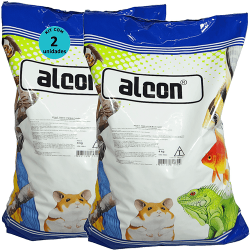 Alcon Psita Sticks Criador 4kg Para Aves Ornamentais Kit Com 2 Alcon Psita Sticks Criador 4kg Para Aves Ornamentais Kit Com 2