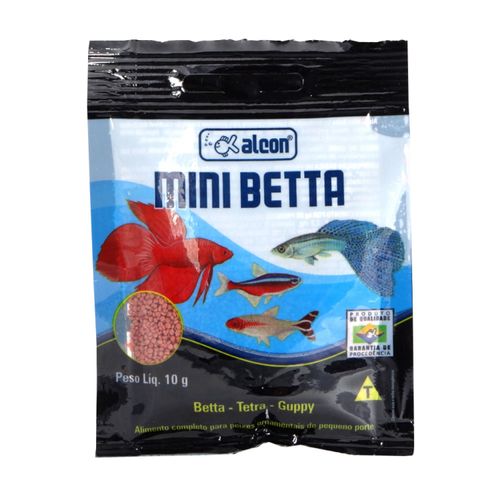 Ração Alcon Mini Betta 10g Ração Alcon Mini Betta 10g