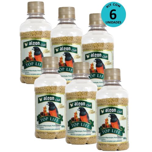 Kit Ração Alcon Club Top Life Super Premium 150g C/ 6 unidades Kit Ração Alcon Club Top Life Super Premium 150g C/ 6 unidades
