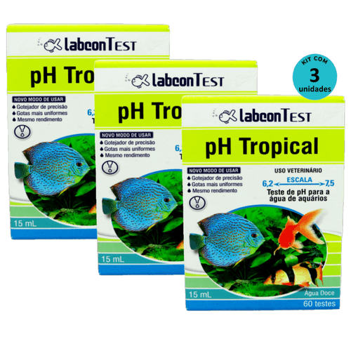 Kit 3 Alcon Labcon PH Tropical 15ml Kit 3 Alcon Labcon PH Tropical 15ml