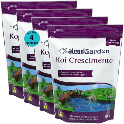 ALCON GARDEN KOI CRESCIMENTO 300G KIT COM 4 ALCON GARDEN KOI CRESCIMENTO 300G RAÇÃO PARA PEIXES KIT COM 4 ALCON GARDEN KOI CRESCIMENTO 300G KIT COM 4 ALCON GARDEN KOI CRESCIMENTO 300G RAÇÃO PARA PEIXES KIT COM 4