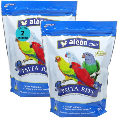 ALCON CLUB PSITA BITS 450G SUPER PREMIUM KIT COM 2 RAÇÃO PARA AVES ALCON CLUB PSITA BITS 450G SUPER PREMIUM KIT COM 2 RAÇÃO PARA AVES