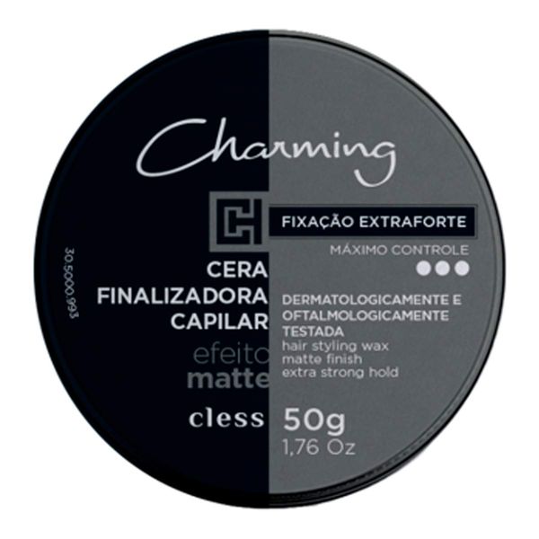 Cera Capilar Finalizadora Charming Fixação Extraforte Efeito Matte 50g