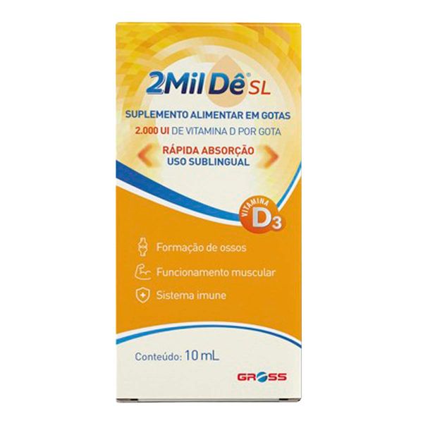 2Mildê SL Vitamina D3 2000UI 10ml