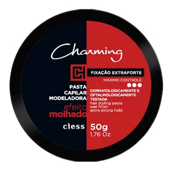 Pasta Capilar Modeladora Charming Fixação Extraforte Efeito Molhado 50g