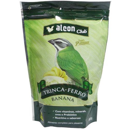 ALCON CLUB TRINCA-FERRO BANANA 500G RAÇÃO PARA PÁSSAROS ALCON CLUB TRINCA-FERRO BANANA 500G RAÇÃO PARA PÁSSAROS