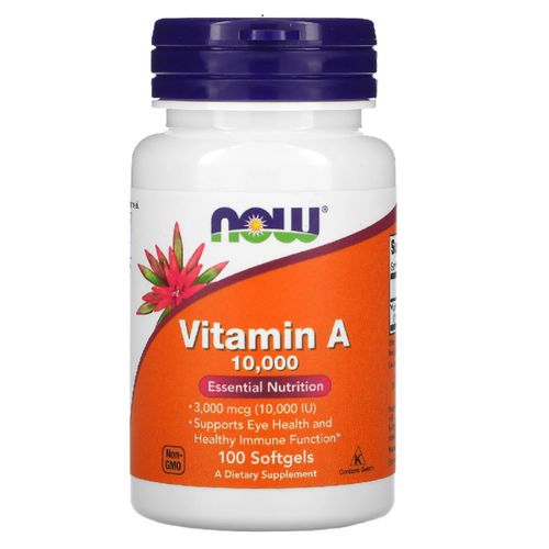 Vitamina A 10.000 IU 100 Softgels Now Foods Vitamina A 10.000 IU 100 Softgels Now Foods