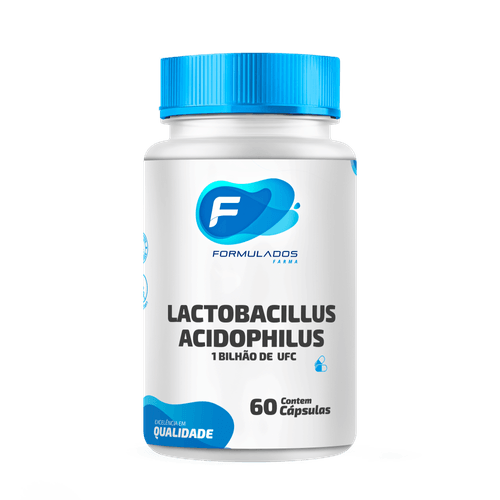 Lactobacillus Acidophilus 1 bilhão de UFC 60 Cápsulas