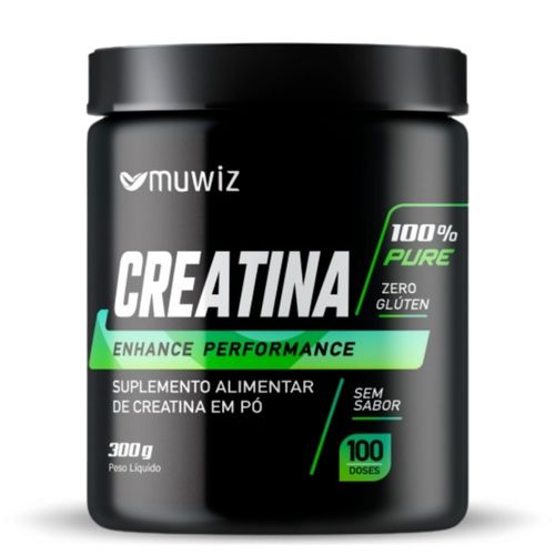 Creatina Pura Importada 300g Sabor Neutro Muwiz Creatina Pura Importada 300g Sabor Neutro Muwiz