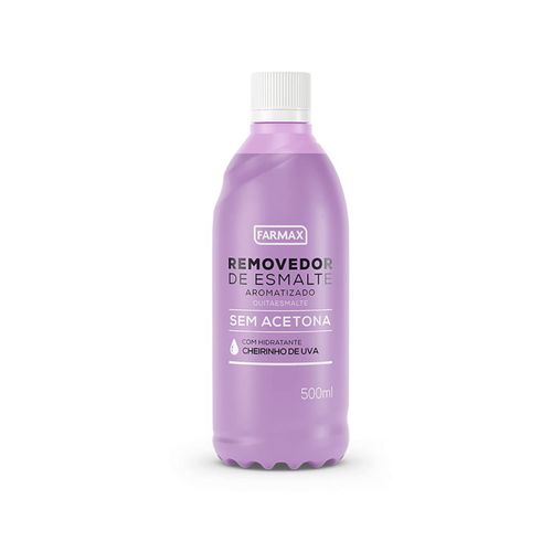 Removedor De Esmalte Farmax 500ml Uva