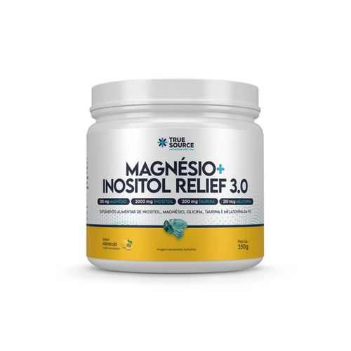 Magnésio+Inositol Relief 3.0 Maracujá 350g True Source Magnésio+Inositol Relief 3.0 Maracujá 350g True Source