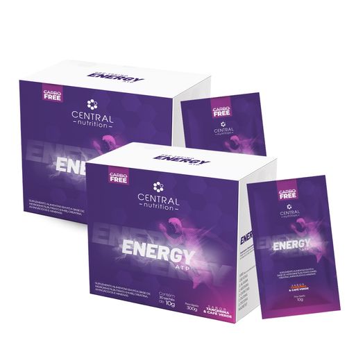Kit 2 Energy ATP 30 Saches Creatina Monohidrata Central Nutrition Tangerina & Café Verde Kit 2 Energy ATP 30 Saches Creatina Monohidrata Central Nutrition Tangerina & Café Verde