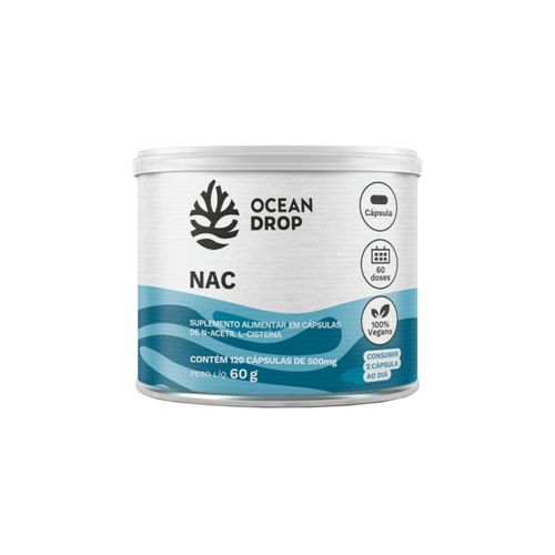 Nac 120 Cápsulas 500mg Ocean Drop Nac 120 Cápsulas 500mg Ocean Drop
