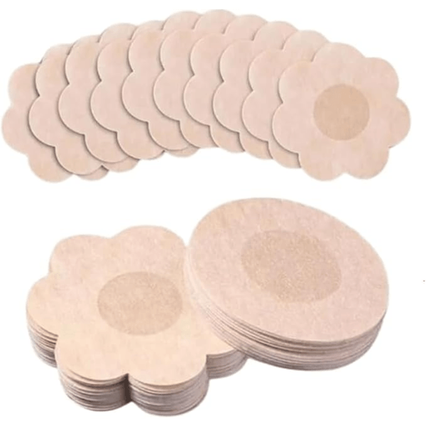 Kit 10 Tapa mamilo minimalista Adesivo tecido protetor de peito