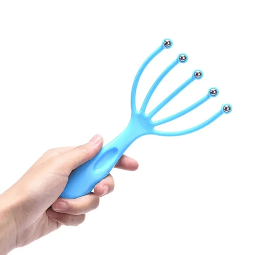 Massageador Capilar Cafune Coçador Cabeça Bola Aço Inox Massageador Capilar Cafune Coçador Cabeça Bola Aço Inox