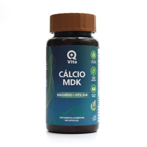 Cálcio MDK QMaisVits 60 Cápsulas Softgel