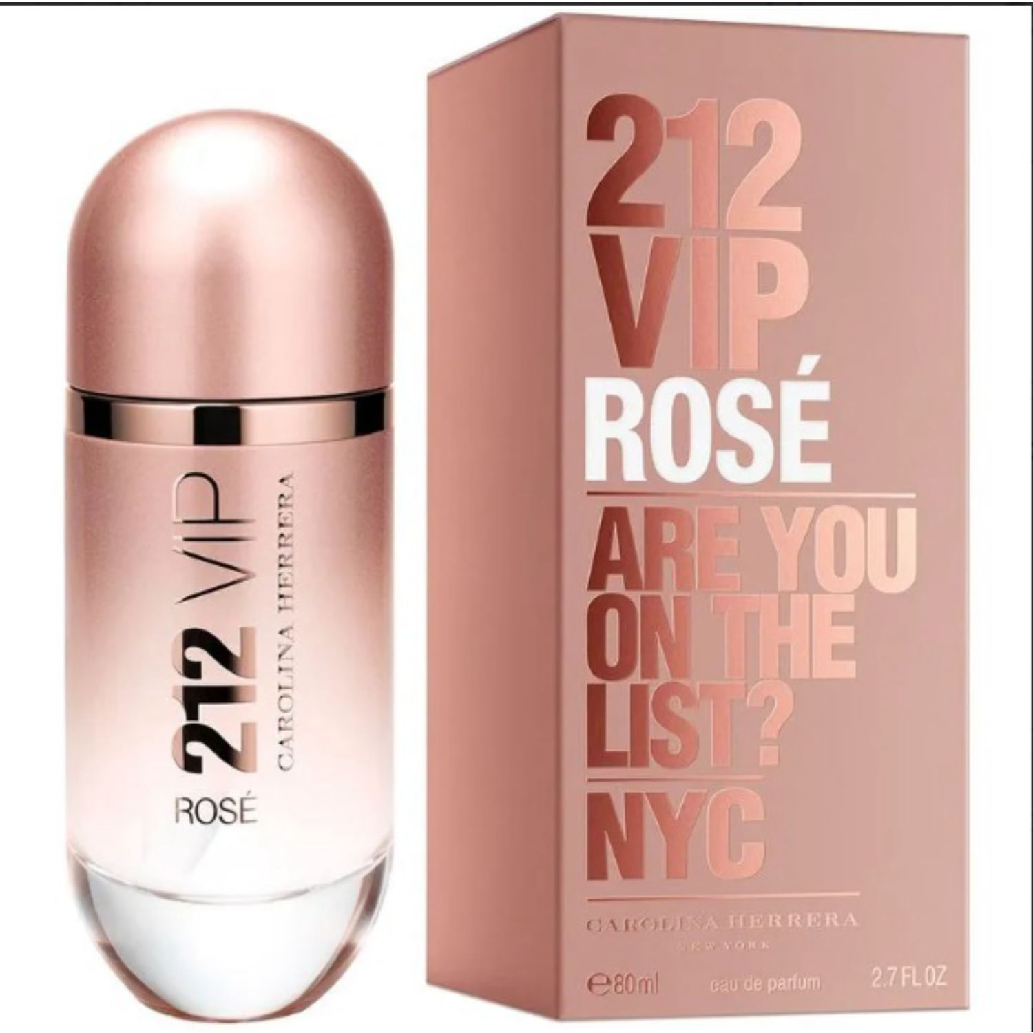 212 Vip Rosé Carolina Herrera Eau de Parfum 80ml