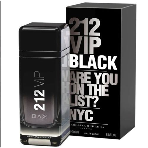 212 Vip Black Carolina Herrera Eau de Parfum 200ml