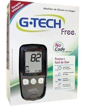 MEDIDOR GLICOSE G-TECH FREE