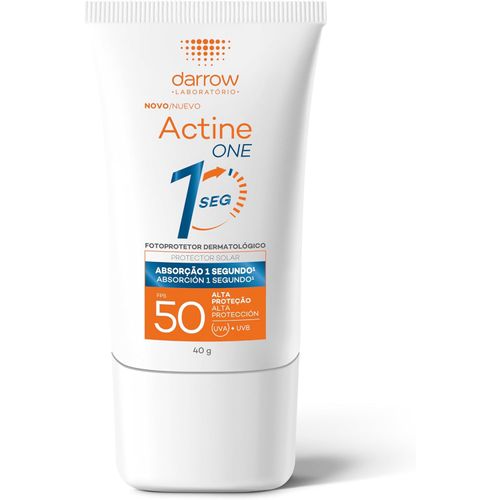 Protetor Solar Facial Sem Cor FPS50 Darrow Actine One 40g