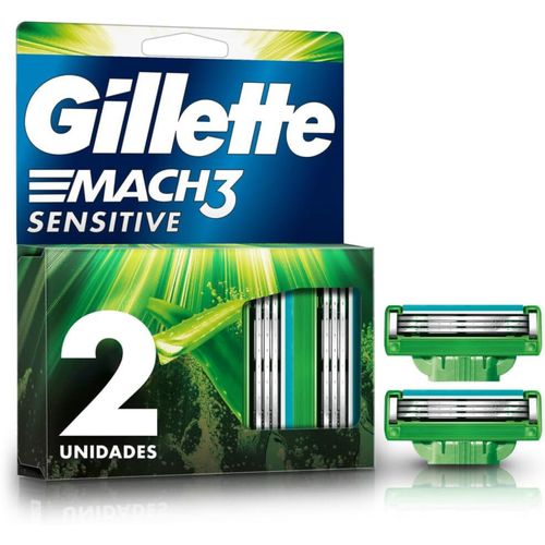 Carga para Aparelho de Barbear Gillette Mach3 Sensitive