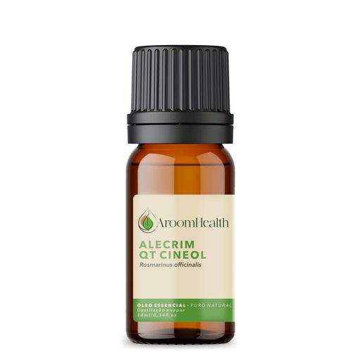 Óleo essencial puro natural de Alecrim QT Cineol - 10 ml