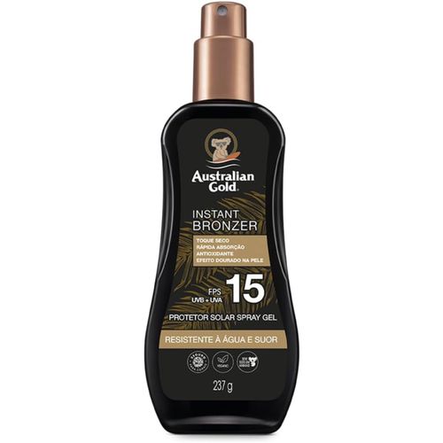 Australian Gold Protetor Solar Corporal FPS 15 - Instant Bronzer Spray Gel - 237ml