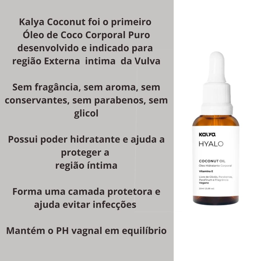 Kit 3 Oleo De Coco Intimo Puro Hidratante Para Regiao Intima - Drogaria ...