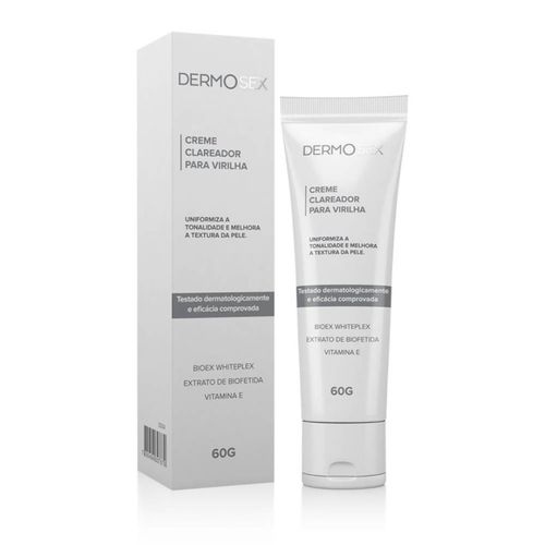 Clareador Íntimo Feminino Fórmula Exclusiva Dermosex 60g