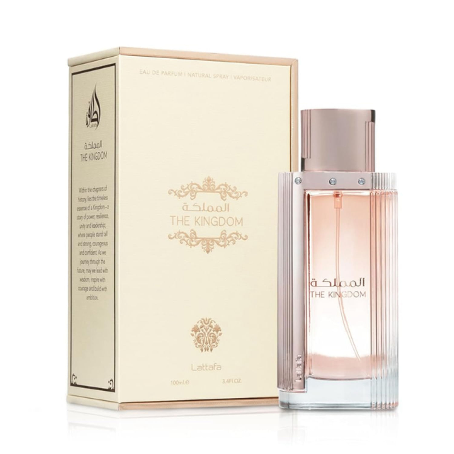 Perfume The Kingdom Lattafa Eau de Parfum 100ml Feminino Árabe
