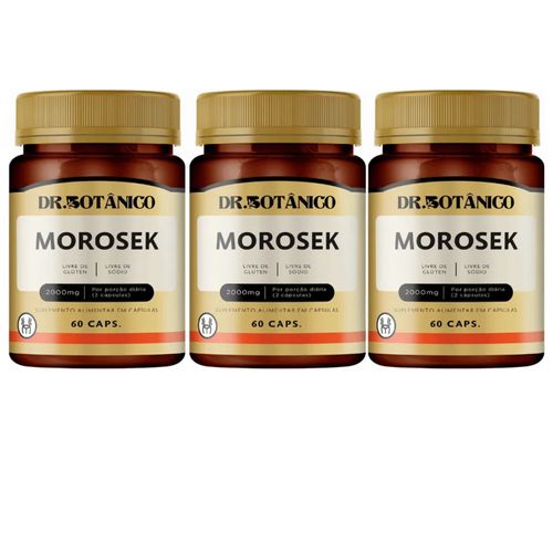 KIT 03 MOROSEK 2000MG 60CAPS DR. BOTANICO