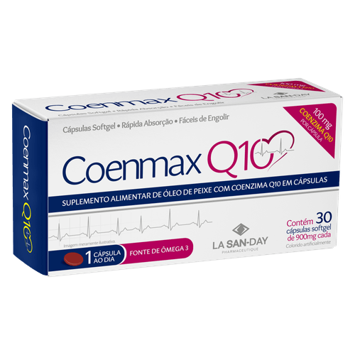 Coenmax Q10 (30 Cápsulas) Coenmax Q10 (30 Cápsulas)