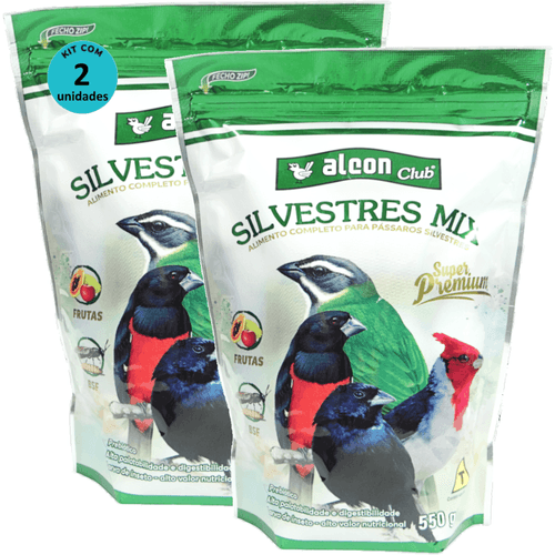 Alcon Club Silvestres Mix 550g Super Premium Kit Com 2 unidades