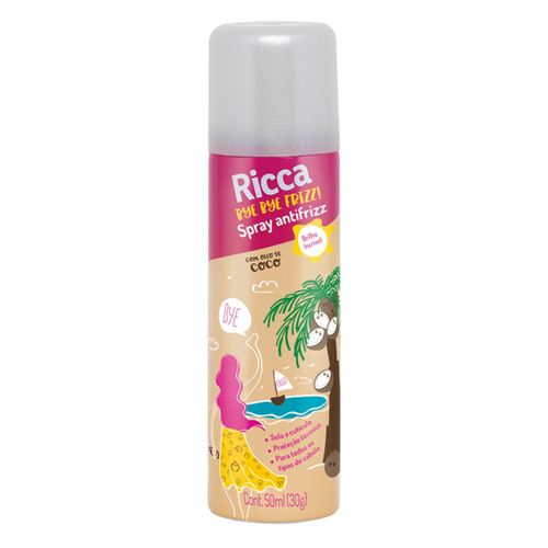 Spray Anti Frizz Óleo De Coco Ricca 50nl Spray Anti Frizz Óleo De Coco Ricca 50nl