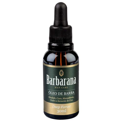 Óleo de Barba Deep Forest Oriental Amadeirado 30mL Barbarana Óleo de Barba Deep Forest Oriental Amadeirado 30mL Barbarana