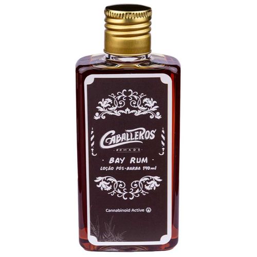 Loção Pós Barba Bay Rum After Shave 140mL Caballeros Loção Pós Barba Bay Rum After Shave 140mL Caballeros