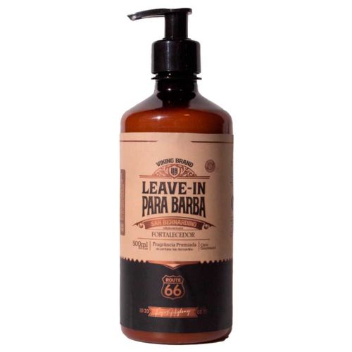 Leave-in Para Barba 500mL San Bernardino Fortalecedor Route 66 Viking Leave-in Para Barba 500mL San Bernardino Fortalecedor Route 66 Viking