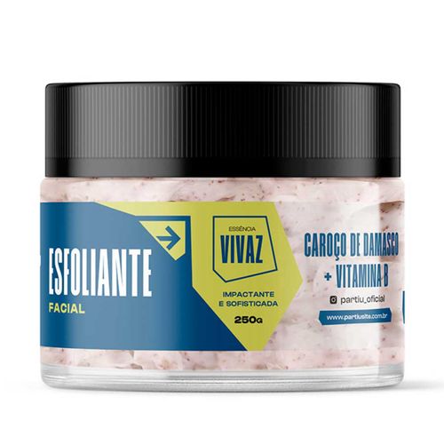Esfoliante Facial Vivaz 250g Caroço de Damasco Antioxidante Partiu Esfoliante Facial Vivaz 250g Caroço de Damasco Antioxidante Partiu