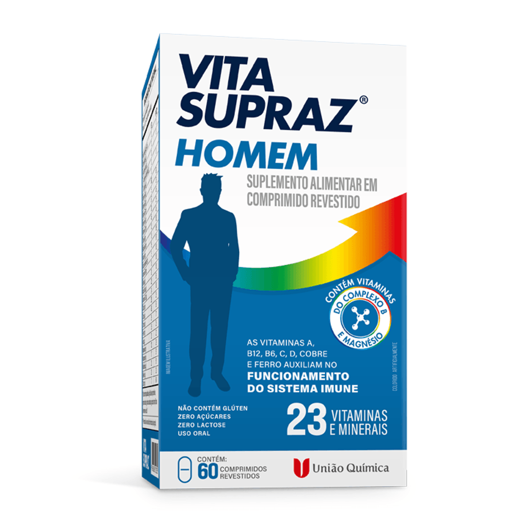 Vita SuprAZ Homem 60 Comprimidos - Drogaria Sao Paulo