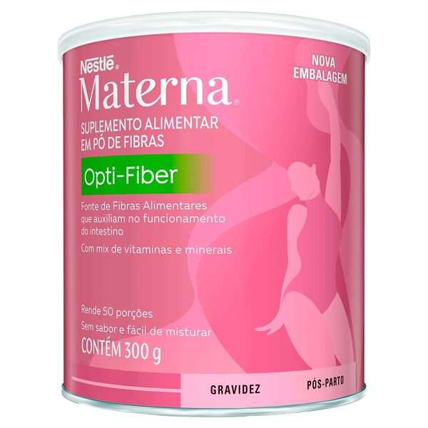 Fibra Materna Opti-Fiber Gravidez e Pós Parto 300g em Pó