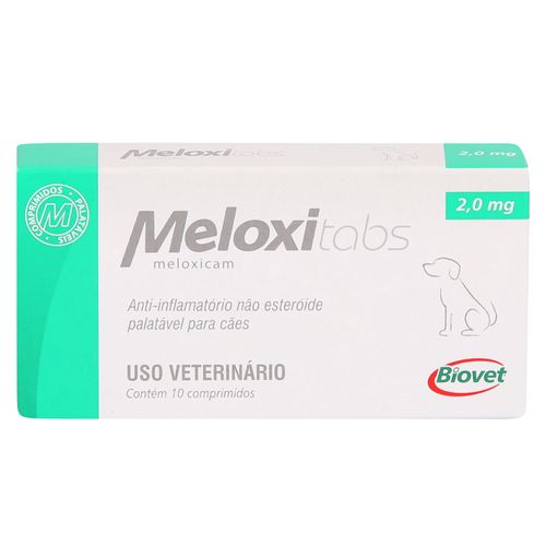Meloxitabs Biovet 2mg c/ 10 Comprimidos Meloxitabs Biovet 2mg c/ 10 Comprimidos