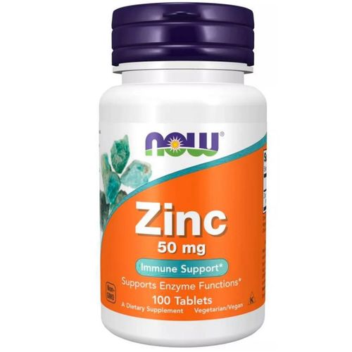 Zinco 50mg 100 Tabletes Now Foods Zinco 50mg 100 Tabletes Now Foods