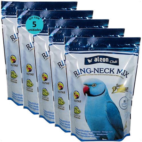 ALCON CLUB RING NECK MIX 550G KIT COM 5 ALCON CLUB RING NECK MIX 550G KIT COM 5